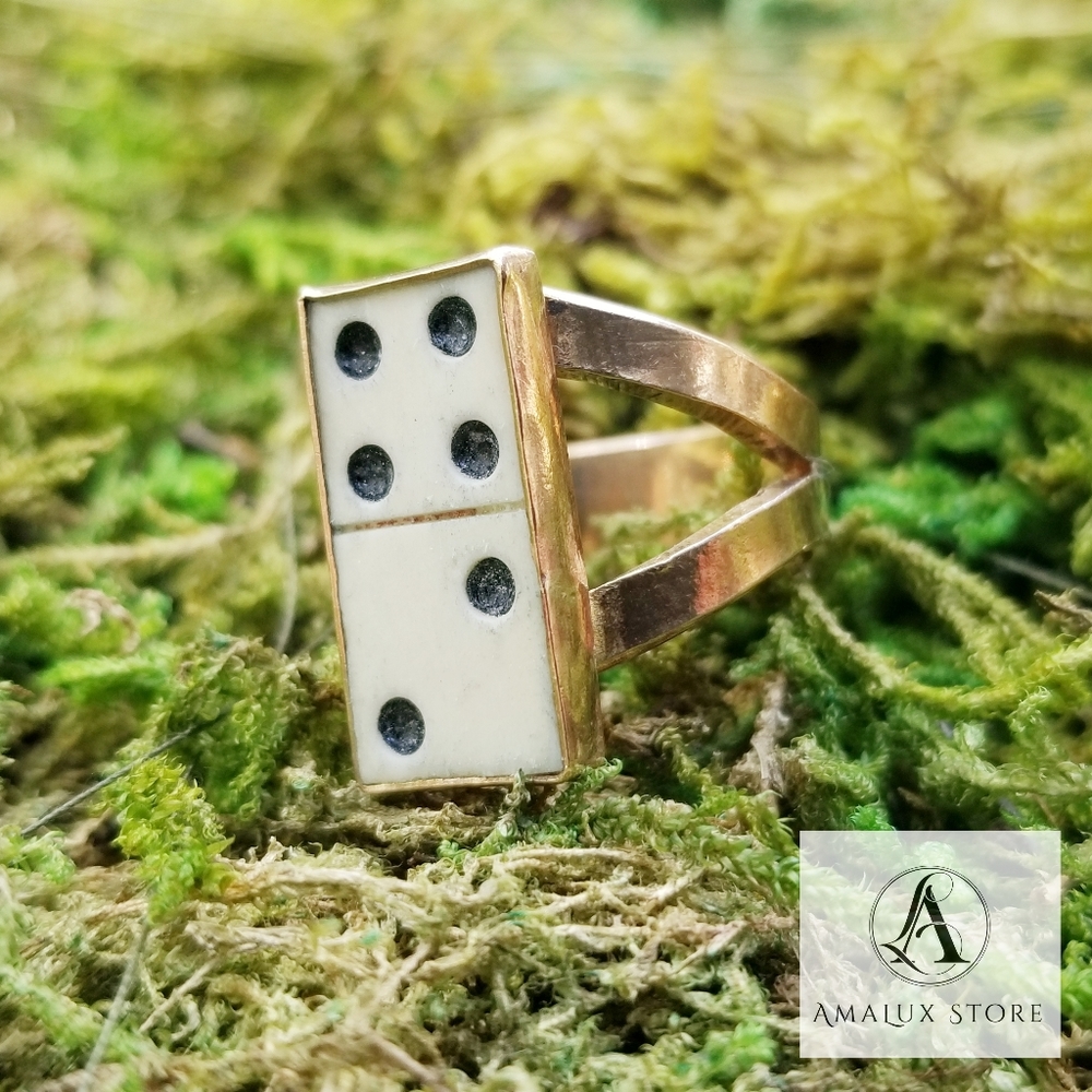 New Vintage Dice Ring